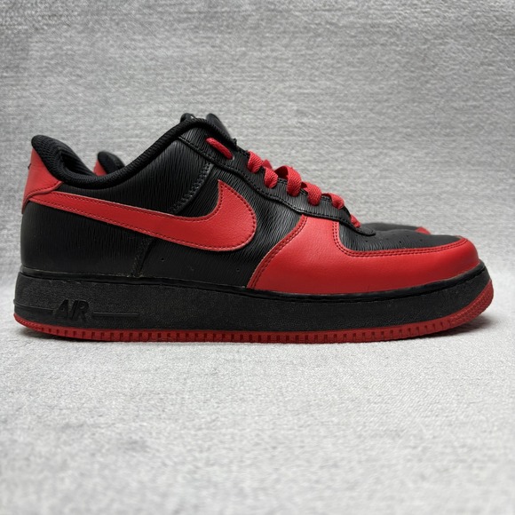 Nike Air Force 1 Custom Nike ID Low Shoes Mens Size 11 Black Red CT7875-994 - Picture 1 of 9